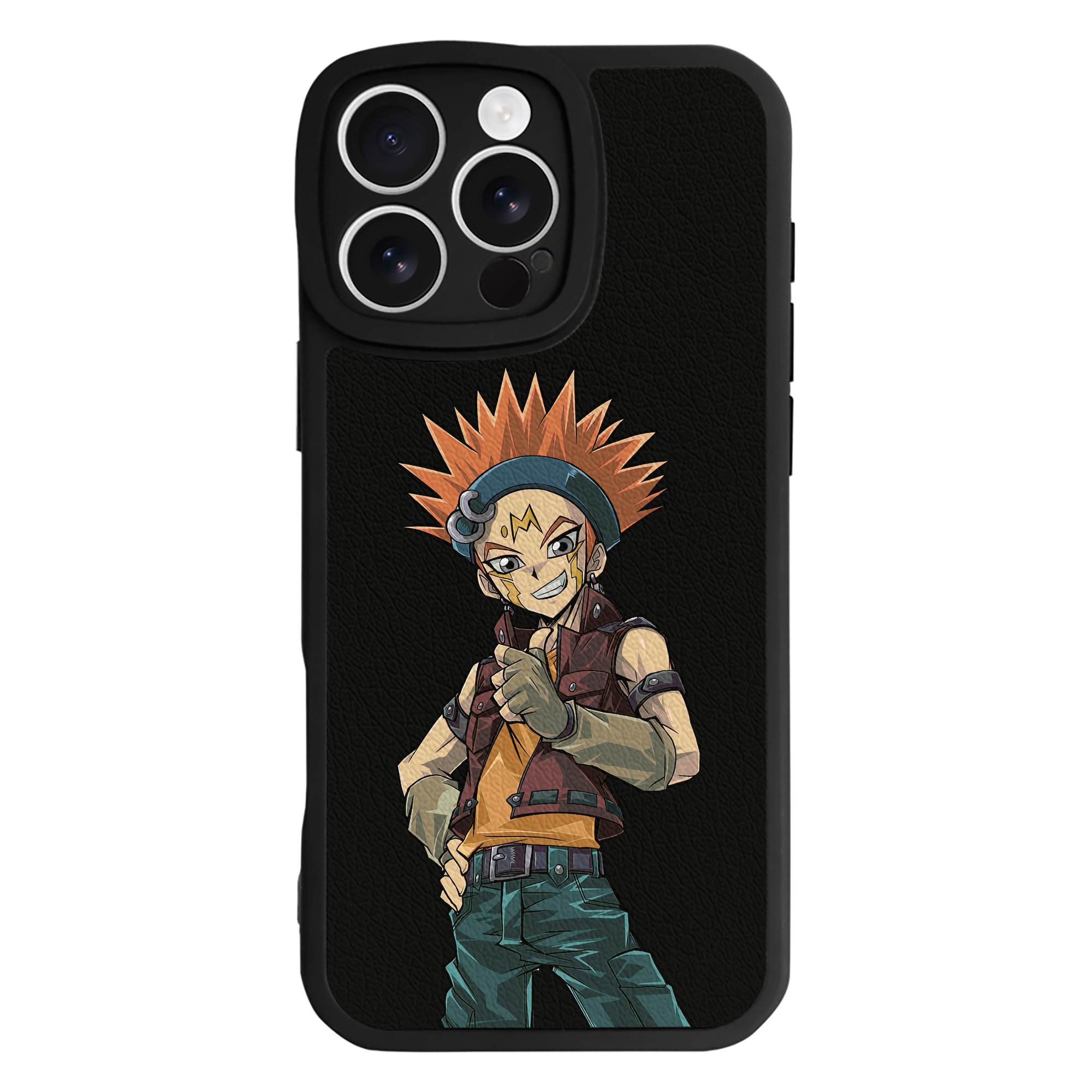遊☆戯☆王 Yu-Gi-Oh! 【iPhone 16シリーズ対応】シリコンスマホケース（レザー調） 材質：シリコン